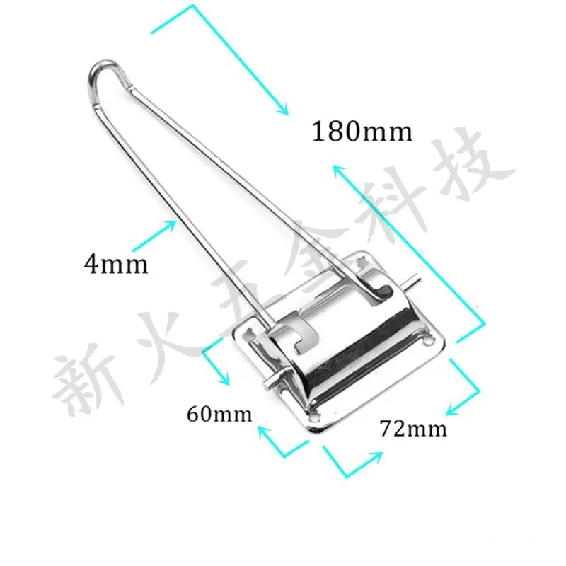 Black folding steel support bracket
